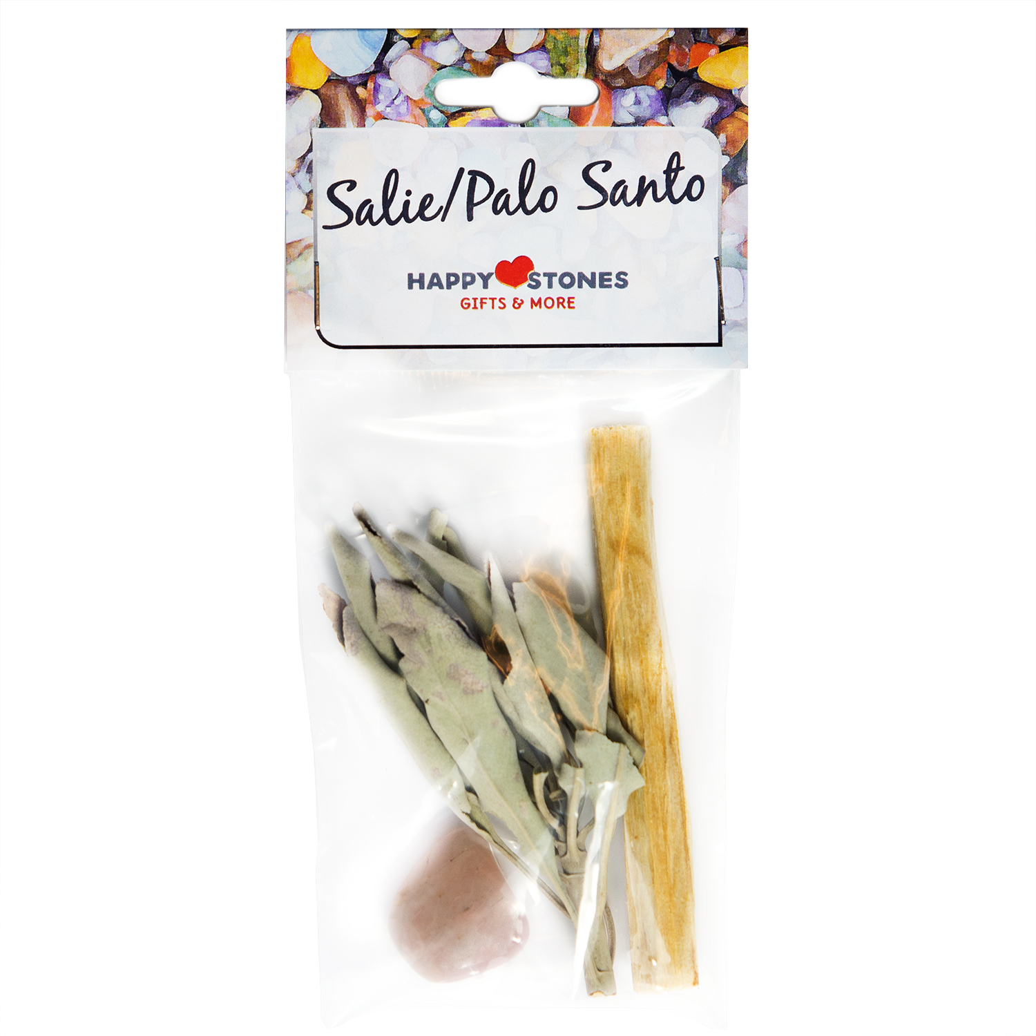 Happy Stones Witte salie & Palo Santo